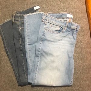 Skinny High Rise Skinny Ankle Jeans